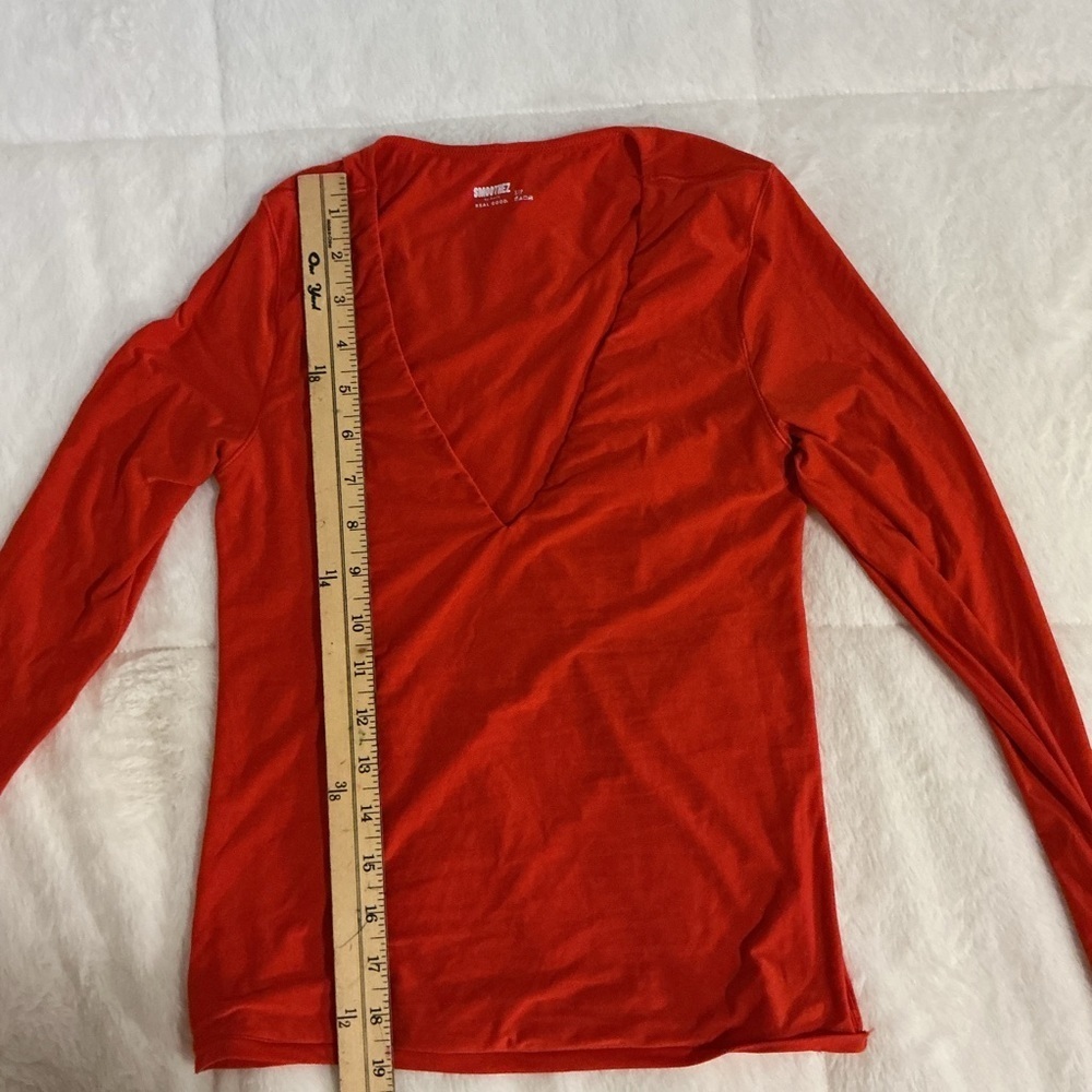Aerie butter soft Red Long Sleeve Top - Picture 5 of 8